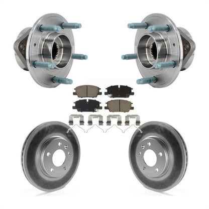 Kit de Rotor et de plaquettes de frein revêtus de roulement de moyeu avant, pour Chevrolet Equinox GMC Terrai