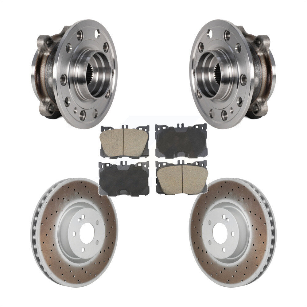 Kit de plaquettes de Rotor de frein, roulement de moyeu avant, pour Mercedes-Benz C43 AMG GLC43 E45
