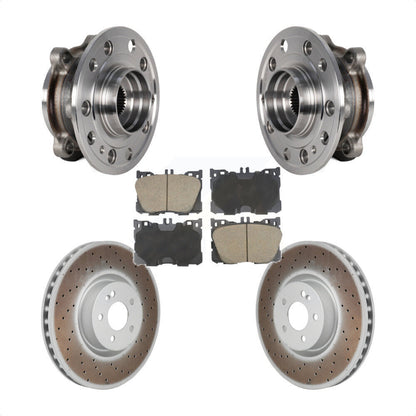 Kit de plaquettes de Rotor de frein, roulement de moyeu avant, pour Mercedes-Benz C43 AMG GLC43 E45