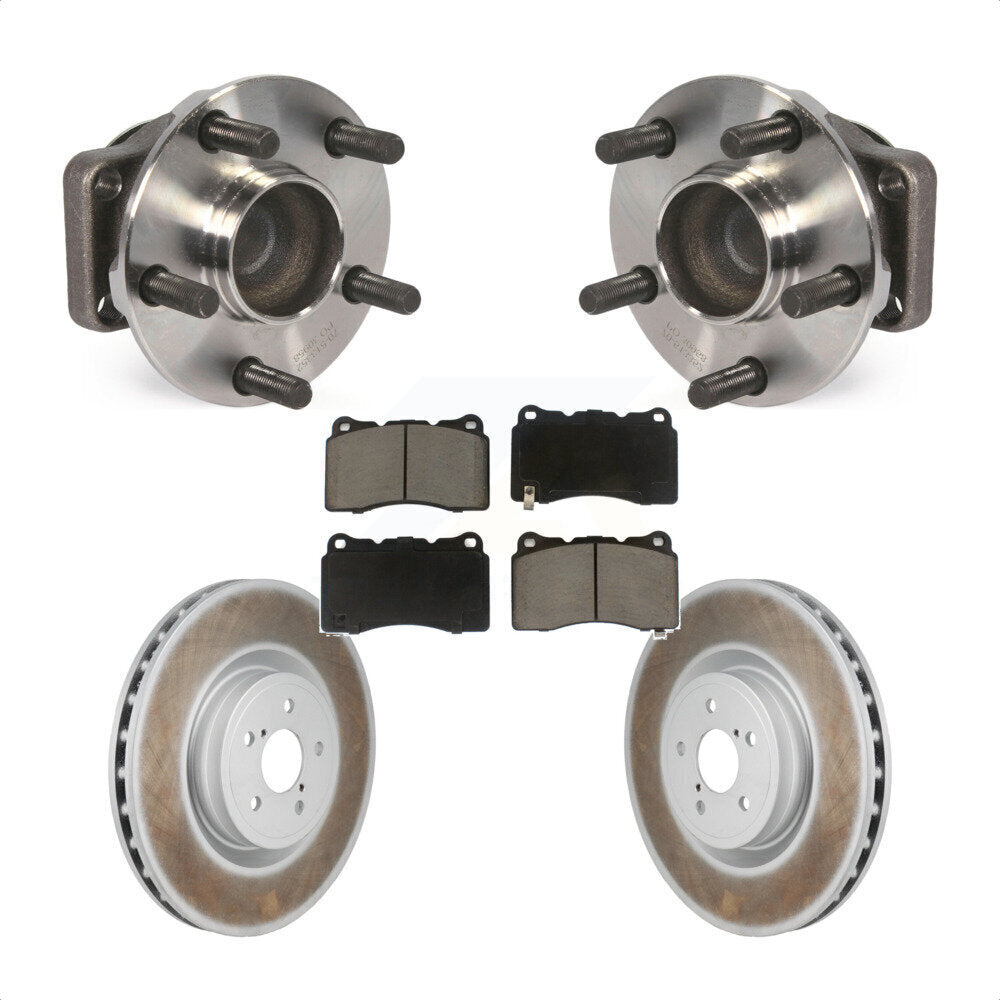 Ensemble de roulement de moyeu avant, Rotor de frein et Kit de plaquettes pour Subaru BRZ Toyota 8