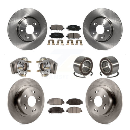 Kit de rotor et de plaquettes de frein avec roulement de moyeu avant et arrière (10 pièces) pour Honda HR-V AW 2016 – 2022