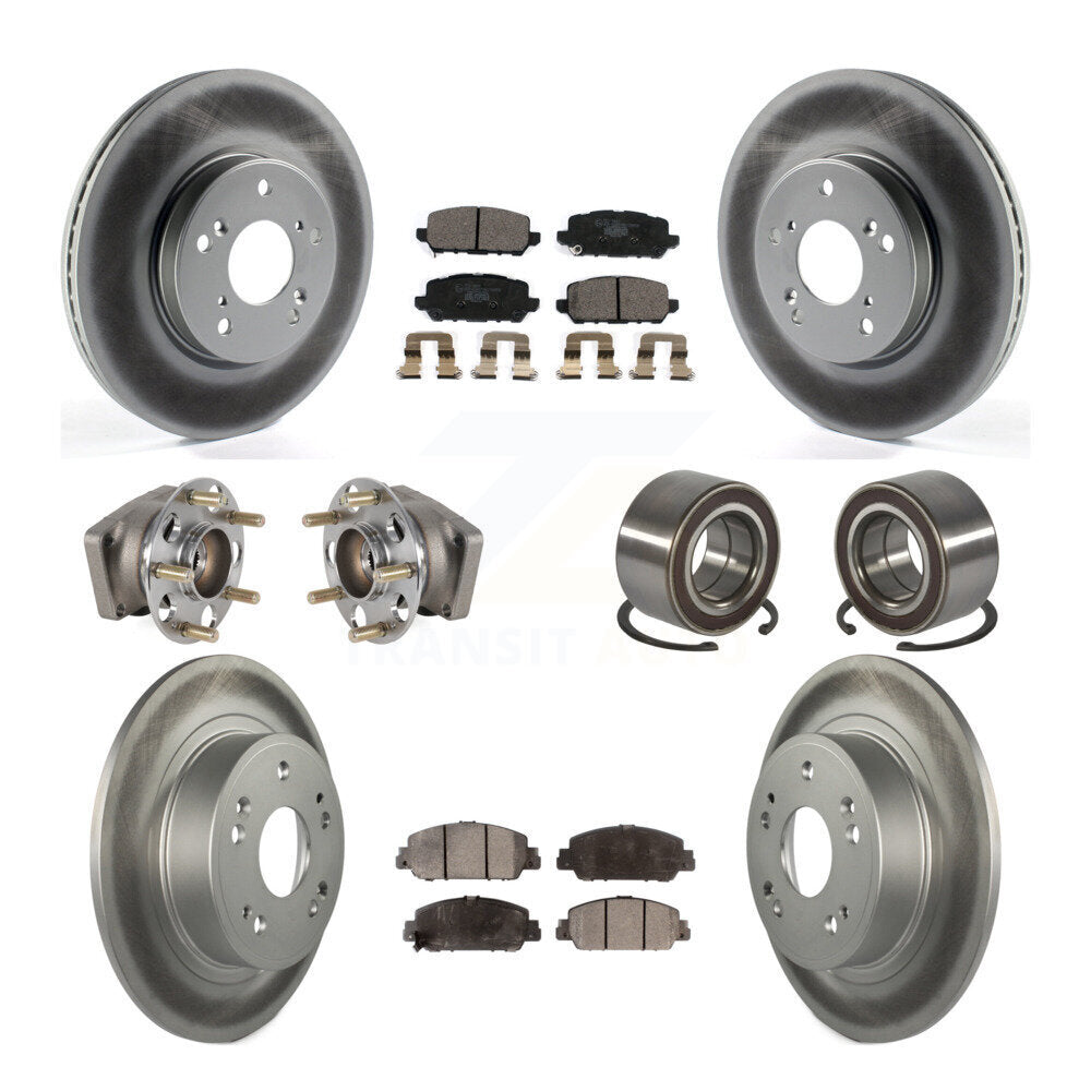 Kit de plaquettes de rotor de frein, roulement de moyeu avant et arrière (10 pièces) pour Honda HR-V AW 16-22