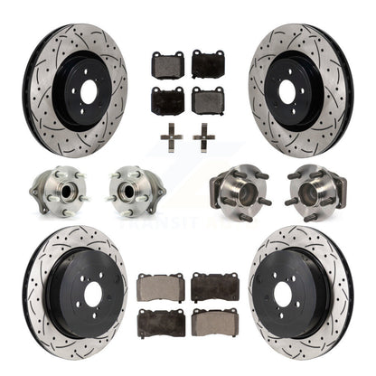 Kit de plaquettes de rotor de frein, roulement de moyeu avant et arrière (10 pièces), pour Subaru BRZ Toyota 8
