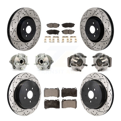 Kit de plaquettes de rotor de frein, roulement de moyeu avant et arrière (10 pièces) pour Subaru BRZ Bas 2017