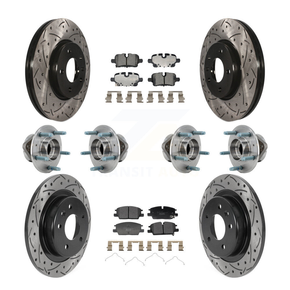 Kit de plaquettes de Rotor de frein, roulement de moyeu avant et arrière (10 pièces) pour Chevrolet Equinox GM