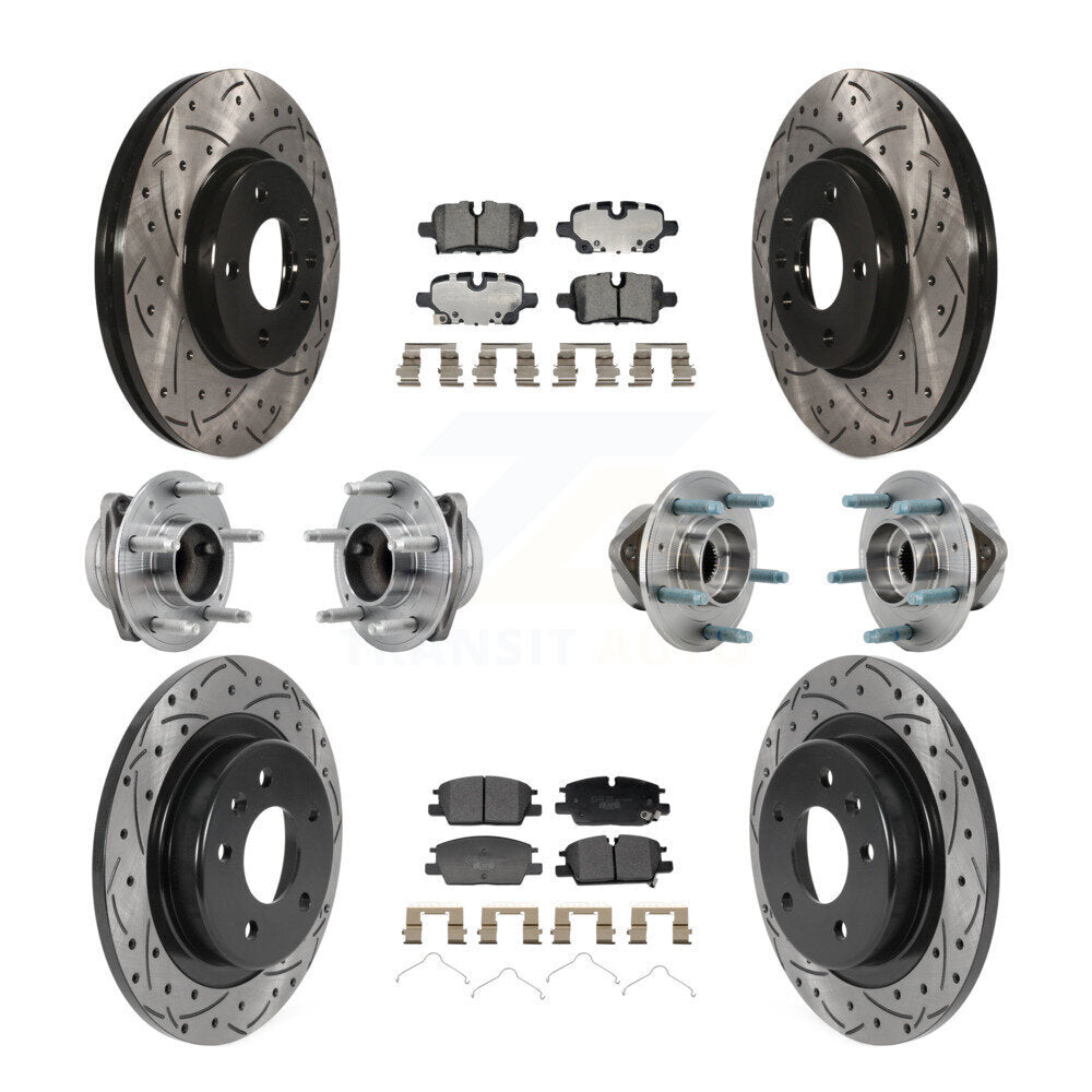 Kit de plaquettes de Rotor de frein, roulement de moyeu avant et arrière (10 pièces) pour Chevrolet Equinox GM