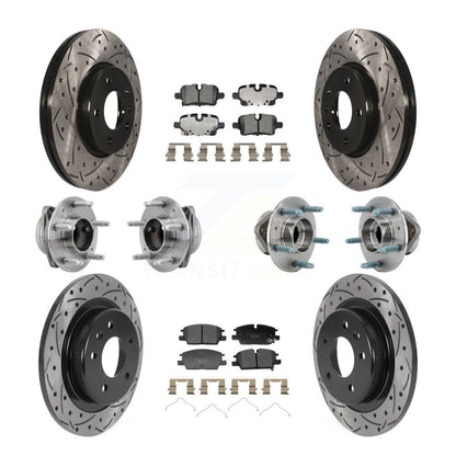 Kit de plaquettes de Rotor de frein, roulement de moyeu avant et arrière (10 pièces) pour Chevrolet Equinox GM