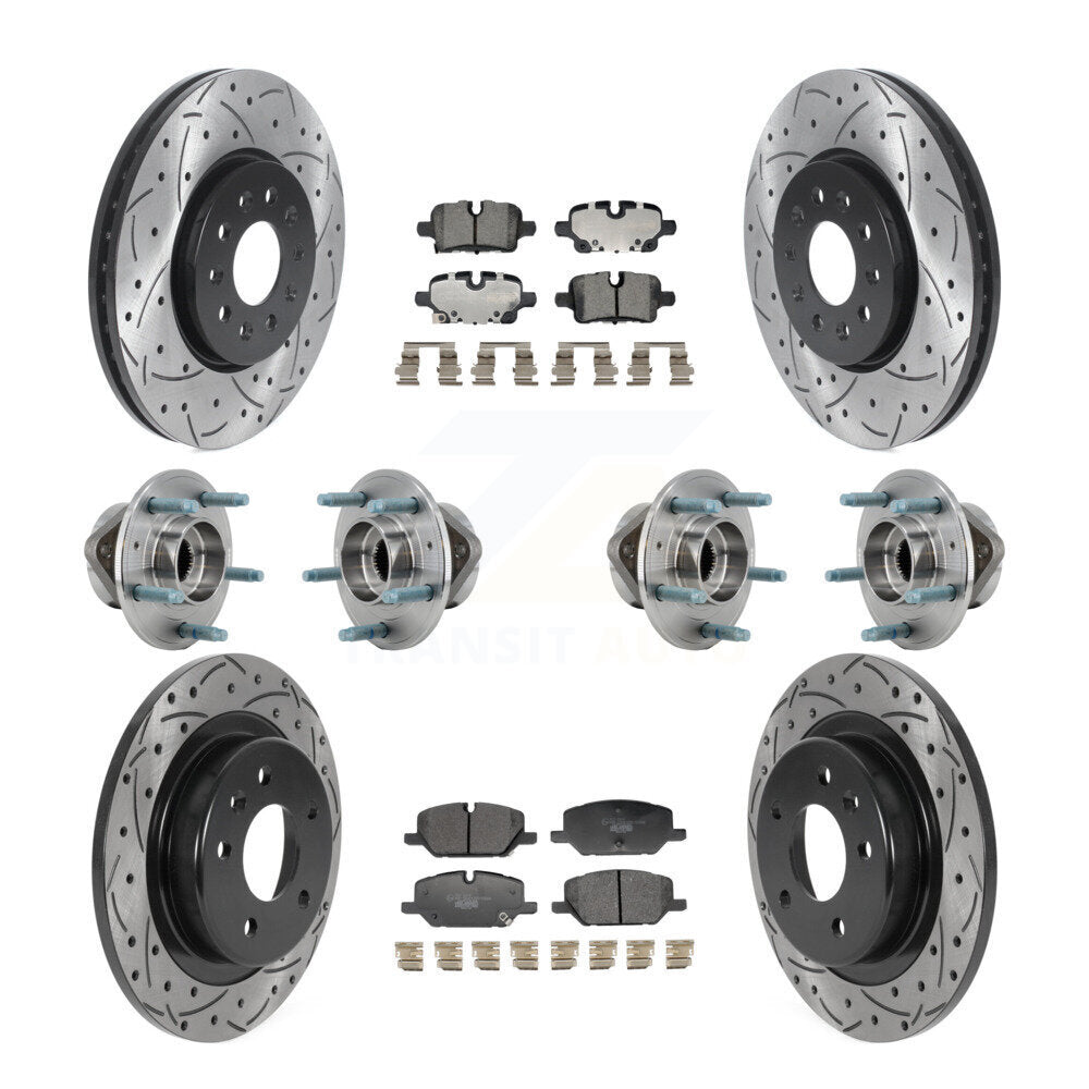 Kit de plaquettes de Rotor de frein, roulement de moyeu avant et arrière (10 pièces) pour Chevrolet Equinox GM