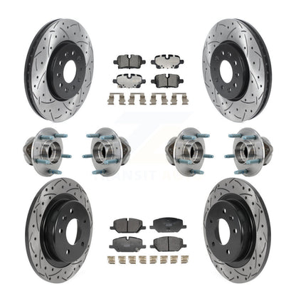 Kit de plaquettes de Rotor de frein, roulement de moyeu avant et arrière (10 pièces) pour Chevrolet Equinox GM