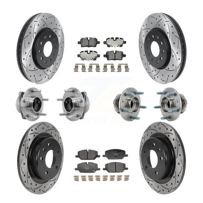 Kit de plaquettes de Rotor de frein, roulement de moyeu avant et arrière (10 pièces) pour Chevrolet Equinox GM
