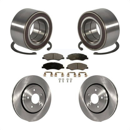 Kit de rotors et plaquettes de frein à disque de roulement de roue avant pour Honda Odyssey 2018 – 2023