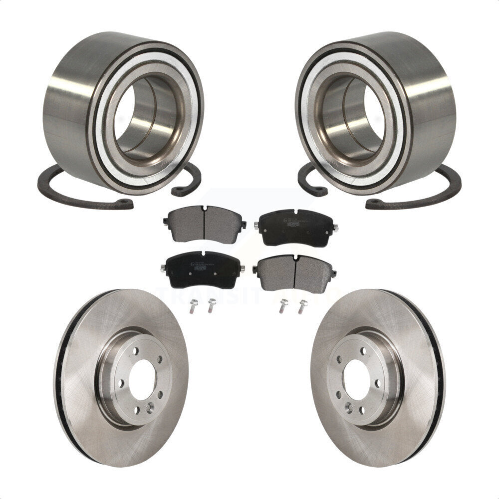 Kit de Rotor et plaquettes de frein à disque, roulement de roue avant, pour Land Rover Discovery Rang