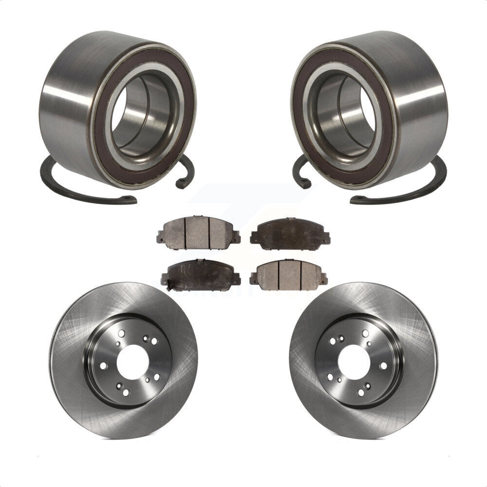 Kit de rotors et plaquettes de frein à disque de roulement de roue avant pour Honda HR-V 2016 – 2022