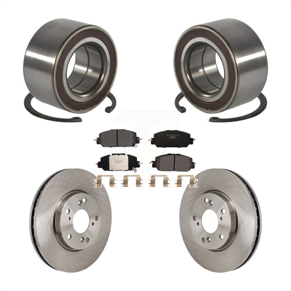Kit de rotors et plaquettes de frein à disque de roulement de roue avant pour Honda Clarity 2017 – 2021
