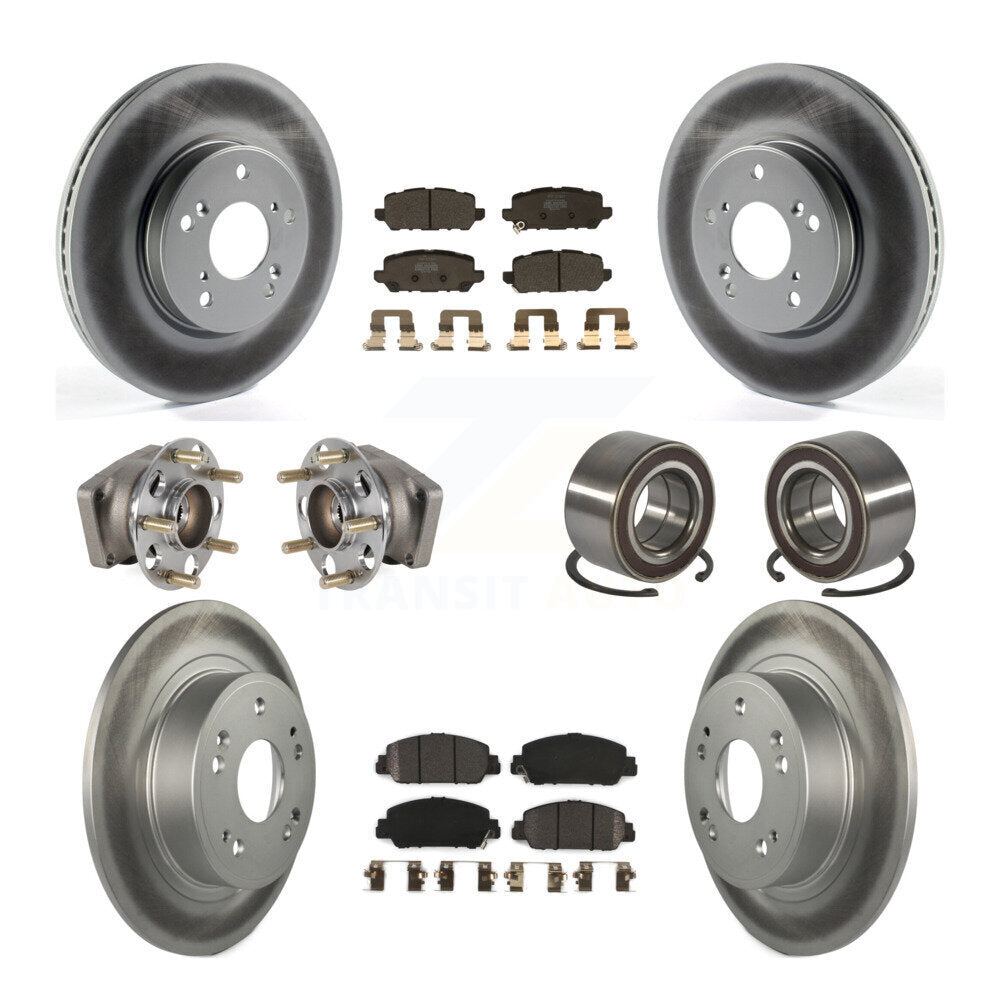 Kit de plaquettes de rotor de frein, roulement de moyeu avant et arrière (10 pièces) pour Honda HR-V AW 16-22