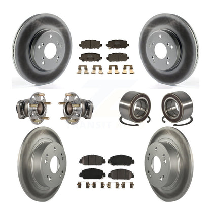 Kit de plaquettes de rotor de frein, roulement de moyeu avant et arrière (10 pièces) pour Honda HR-V FW 16-22