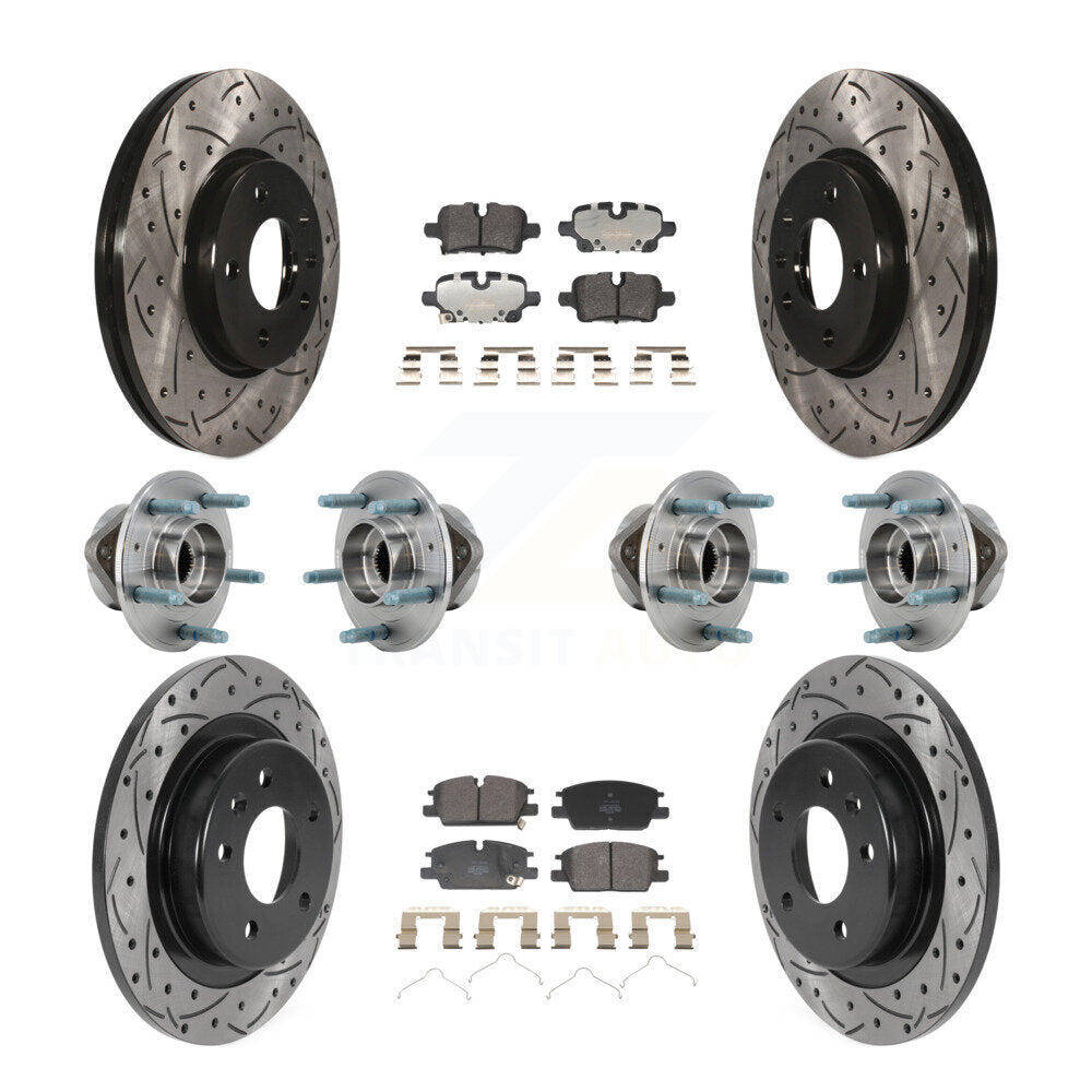 Kit de plaquettes de Rotor de frein, roulement de moyeu avant et arrière (10 pièces) pour Chevrolet Equinox GM