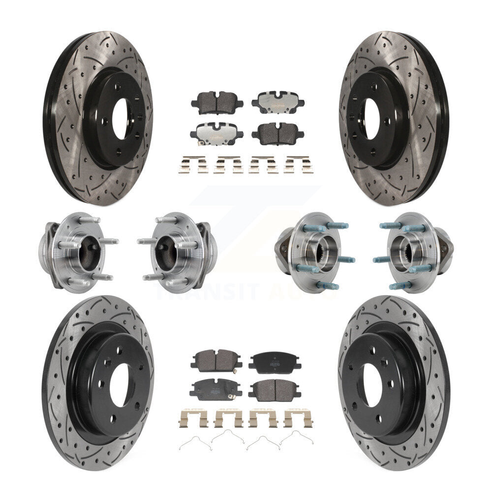 Kit de plaquettes de Rotor de frein, roulement de moyeu avant et arrière (10 pièces) pour Chevrolet Equinox GM