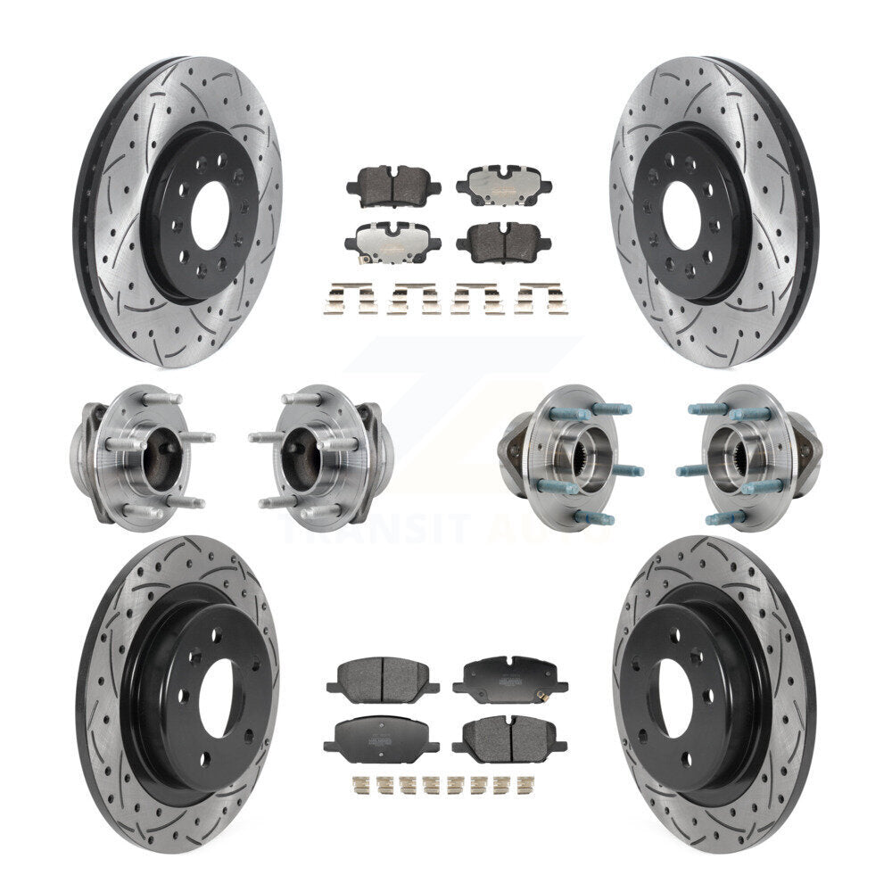 Kit de plaquettes de Rotor de frein, roulement de moyeu avant et arrière (10 pièces) pour Chevrolet Equinox GM