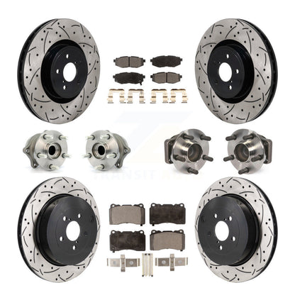 Kit de plaquettes de rotor de frein, roulement de moyeu avant et arrière (10 pièces) pour Subaru BRZ Bas 2017