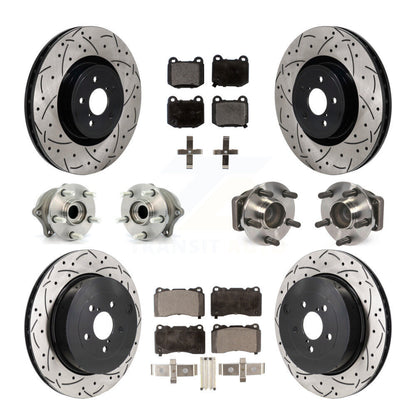 Kit de plaquettes de rotor de frein, roulement de moyeu avant et arrière (10 pièces), pour Subaru BRZ Toyota 8