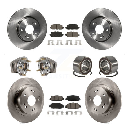 Kit de rotor et de plaquettes de frein avec roulement de moyeu avant et arrière (10 pièces) pour Honda HR-V AW 2016 – 2022
