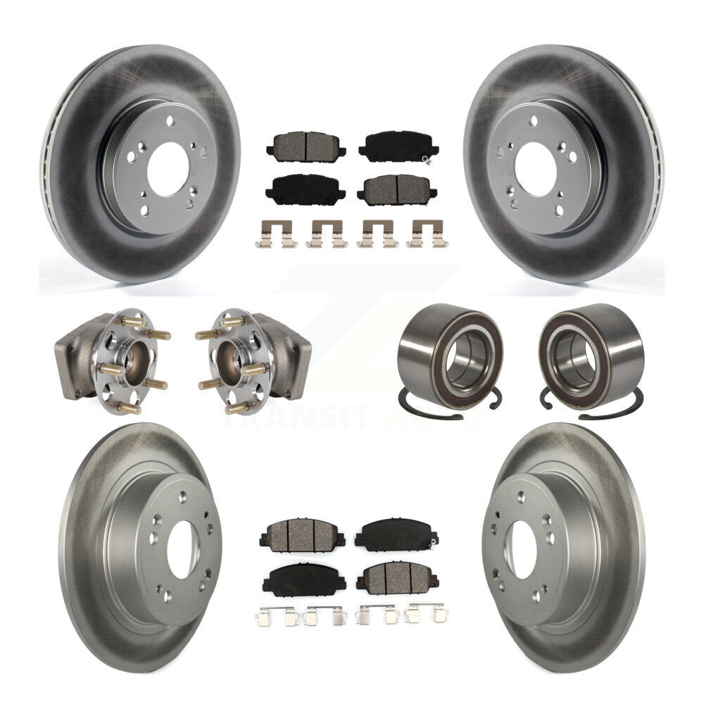 Kit de plaquettes de rotor de frein, roulement de moyeu avant et arrière (10 pièces) pour Honda HR-V AW 16-22