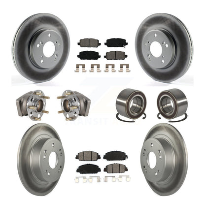 Kit de plaquettes de rotor de frein, roulement de moyeu avant et arrière (10 pièces) pour Honda HR-V AW 16-22
