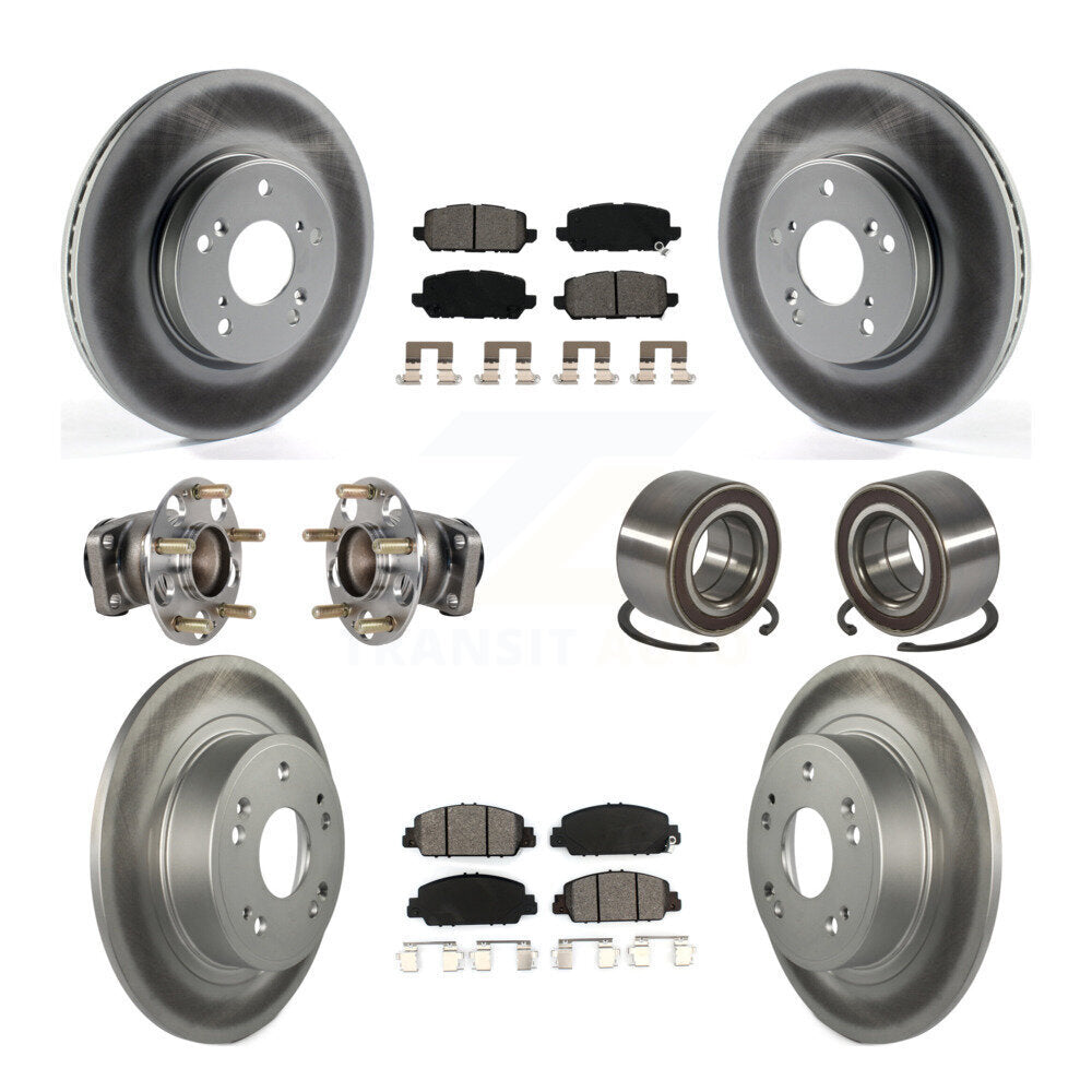 Kit de plaquettes de rotor de frein, roulement de moyeu avant et arrière (10 pièces) pour Honda HR-V FW 16-22
