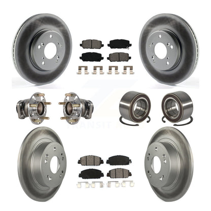 Kit de plaquettes de rotor de frein, roulement de moyeu avant et arrière (10 pièces) pour Honda HR-V FW 16-22