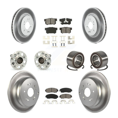Kit de plaquettes de rotor de frein, roulement de moyeu avant et arrière (10 pièces) pour Honda CR-V FW 07-11