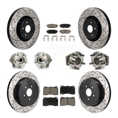 Kit de plaquettes de rotor de frein, roulement de moyeu avant et arrière (10 pièces) pour Subaru BRZ Bas 2017