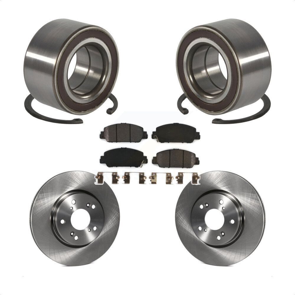 Kit de rotors et plaquettes de frein à disque de roulement de roue avant pour Honda HR-V 2016 – 2022