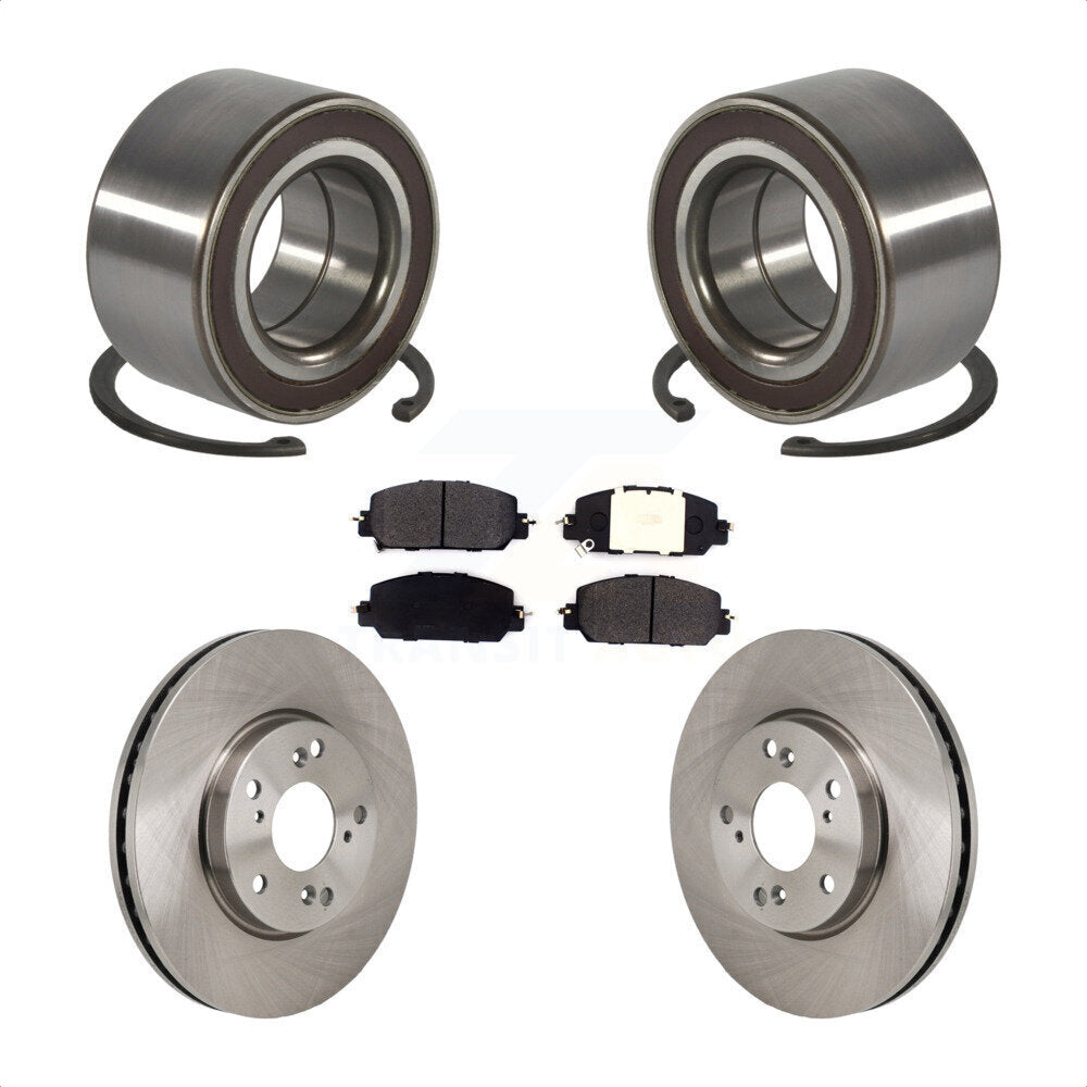 Kit de rotors et plaquettes de frein à disque de roulement de roue avant pour Honda Clarity 2017 – 2021
