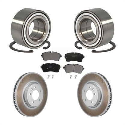 Kit de Rotor et plaquettes de frein revêtus de roulement de roue avant, pour Land Rover Discovery Rang