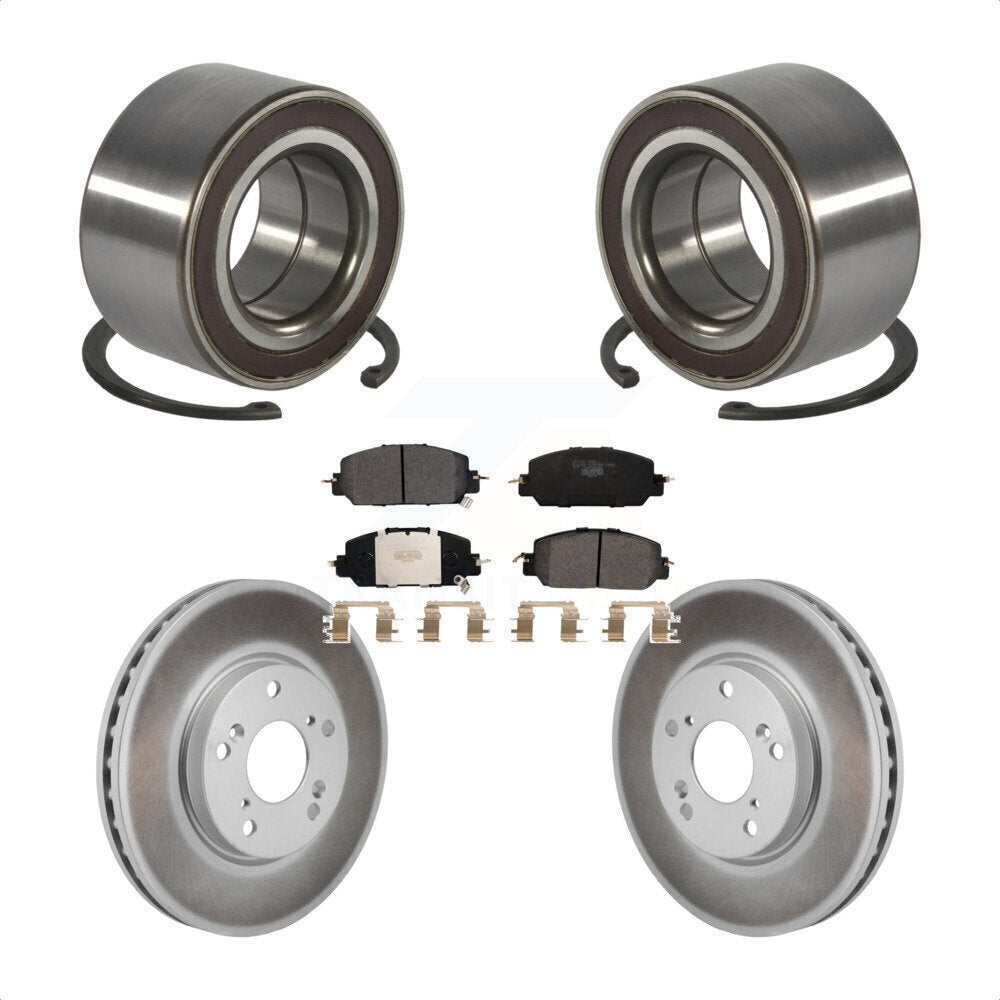 Kit de plaquettes de Rotor de frein à disque revêtues de roulement de roue avant, pour Honda Clarit 2017 – 2021