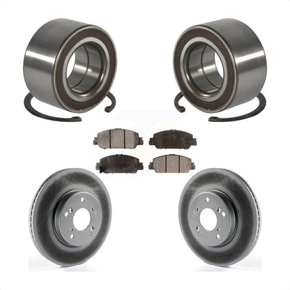 Kit de Rotor et de plaquettes de frein à disque revêtu de roulement de roue avant, pour Honda HR-2016 – 2022