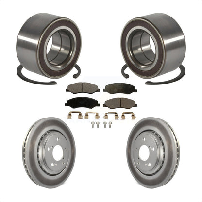 Kit de plaquettes de Rotor de frein à disque enduit de roulement de roue avant pour Honda Odysse 2018 – 2023