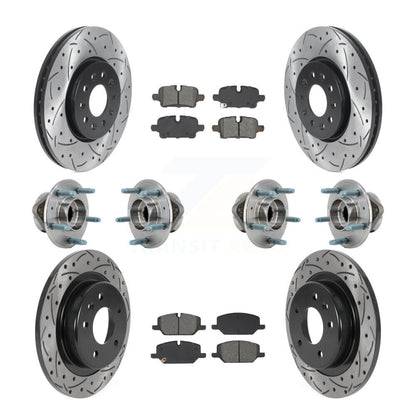 Kit de plaquettes de Rotor de frein, roulement de moyeu avant et arrière (10 pièces) pour Chevrolet Equinox GM