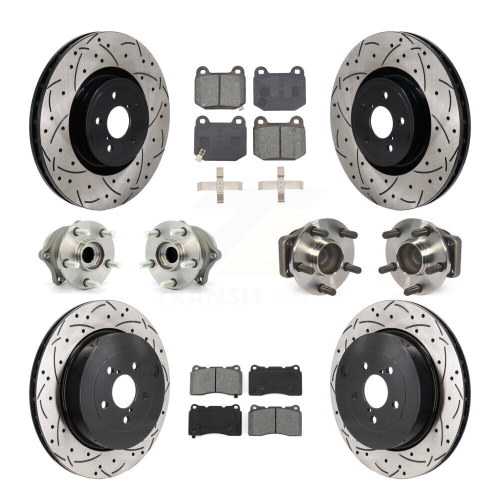 Kit de plaquettes de rotor de frein, roulement de moyeu avant et arrière (10 pièces), pour Subaru BRZ Toyota 8