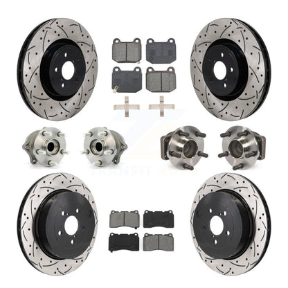 Kit de plaquettes de rotor de frein, roulement de moyeu avant et arrière (10 pièces), pour Subaru BRZ Toyota 8