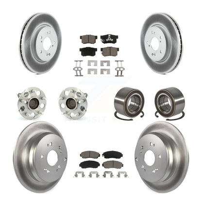 Kit de plaquettes de rotor de frein, roulement de moyeu avant et arrière (10 pièces) pour Honda CR-V FW 07-11
