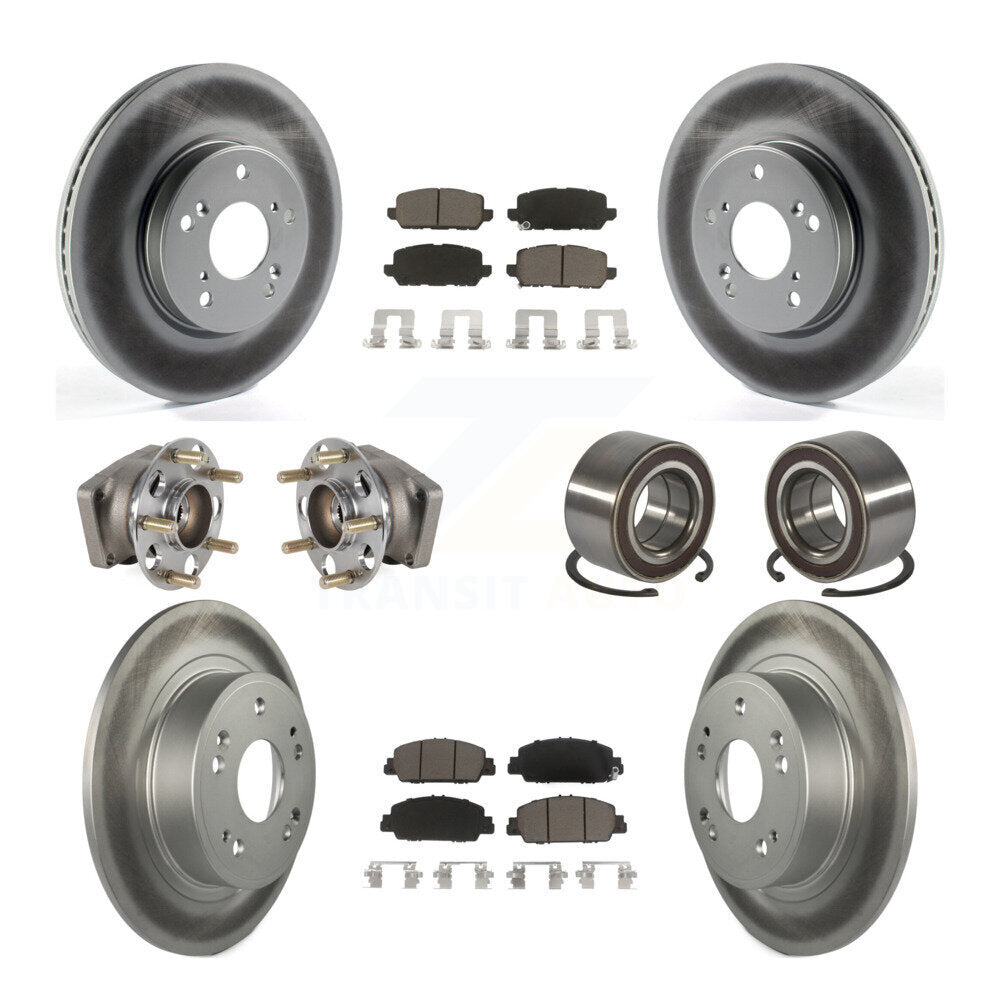 Kit de plaquettes de rotor de frein, roulement de moyeu avant et arrière (10 pièces) pour Honda HR-V AW 16-22