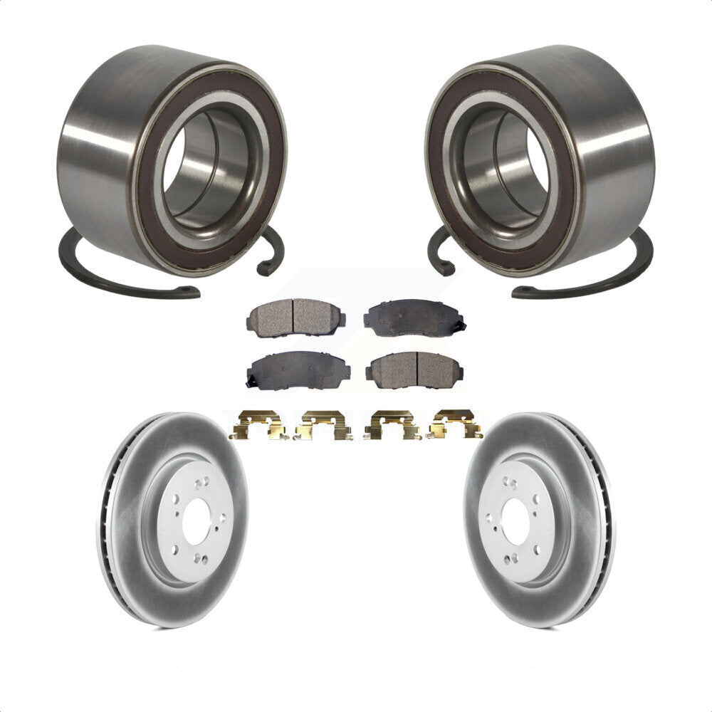 Kit de Rotor et de plaquettes de frein à disque revêtu de roulement de roue avant, pour Honda CR-V Acura RD