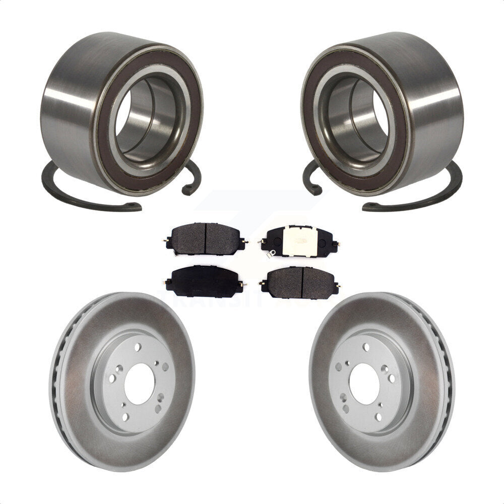 Kit de plaquettes de Rotor de frein à disque revêtues de roulement de roue avant, pour Honda Clarit 2017 – 2021
