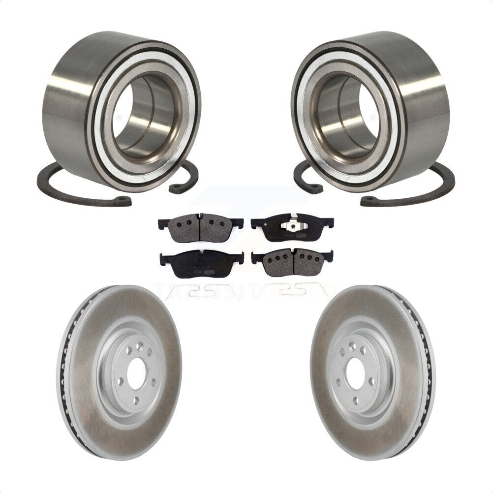 Kit de Rotor et plaquettes de frein revêtus de roulement de roue avant, pour Land Rover Discovery Spor