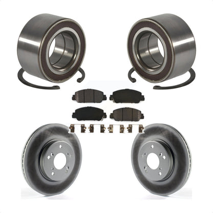 Kit de Rotor et de plaquettes de frein à disque revêtu de roulement de roue avant, pour Honda HR-2016 – 2022