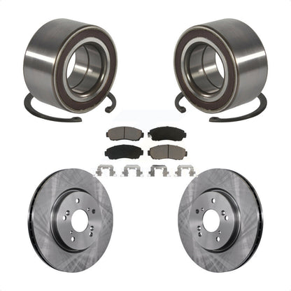 Kit de rotors et plaquettes de frein à disque de roulement de roue avant pour Honda CR-V Acura RDX