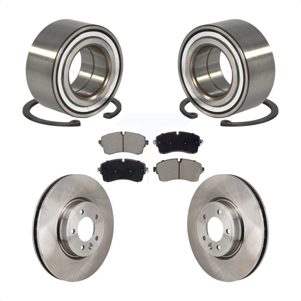Kit de Rotor et plaquettes de frein à disque, roulement de roue avant, pour Land Rover Discovery Rang