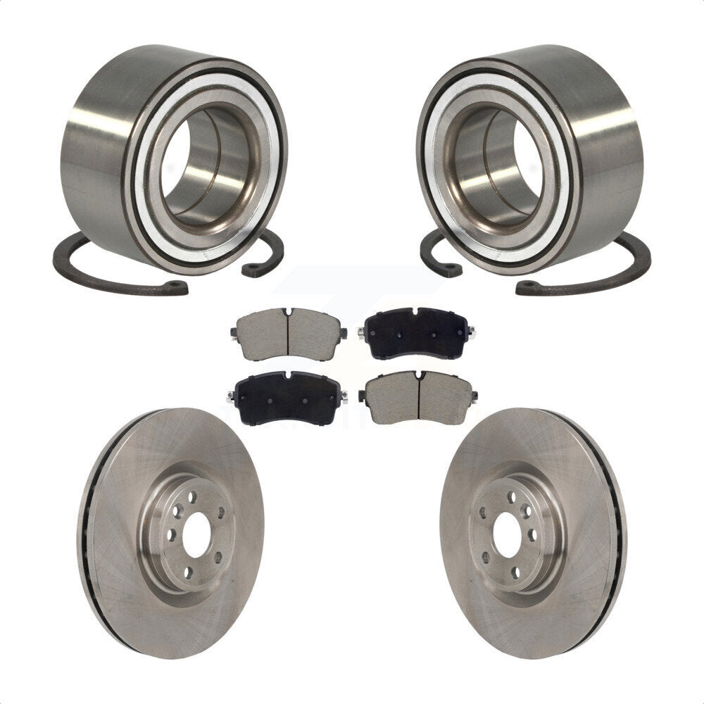 Kit de plaquettes de Rotor de frein à disque, roulement de roue avant, pour Land Rover Range Evoque Jagua